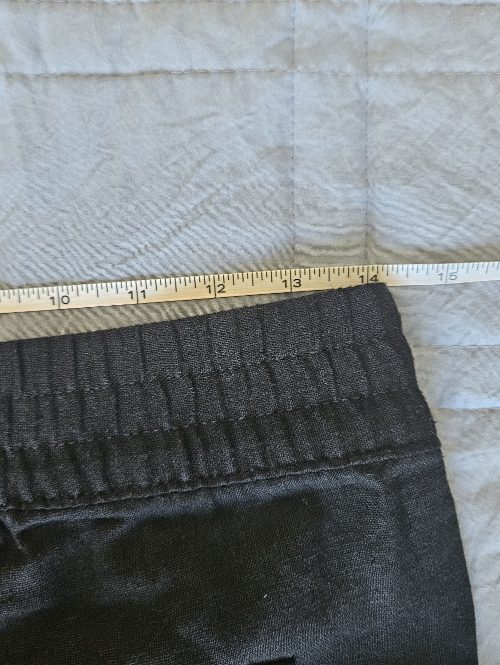 NWT Old Navy Linen Blend Black Pants High Elastic Waist Size S - Picture 8 of 12